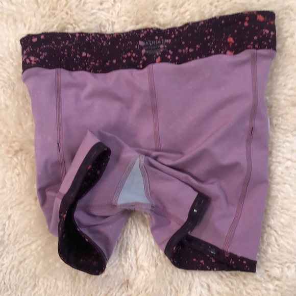 Athleta Small HIIT 2-in-1 Plum Colored Shorts - Picture 5 of 7